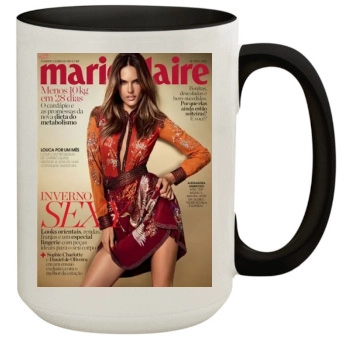 Alessandra Ambrosio 15oz Colored Inner & Handle Mug