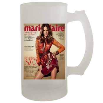 Alessandra Ambrosio 16oz Frosted Beer Stein