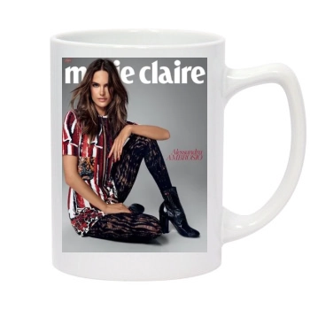 Alessandra Ambrosio 14oz White Statesman Mug