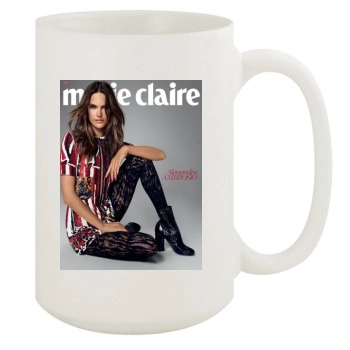 Alessandra Ambrosio 15oz White Mug