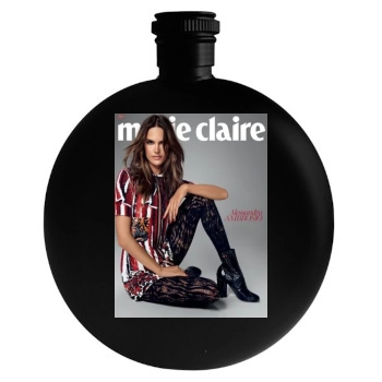 Alessandra Ambrosio Round Flask