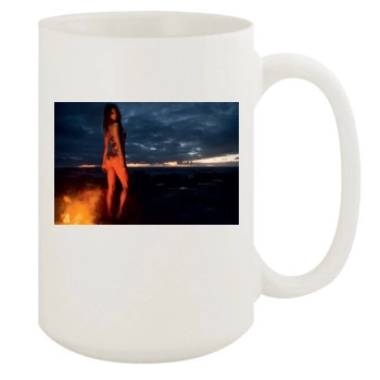 Alessandra Ambrosio 15oz White Mug