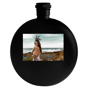 Alessandra Ambrosio Round Flask