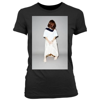 Alexis Bledel Women's Junior Cut Crewneck T-Shirt