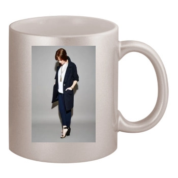 Alexis Bledel 11oz Metallic Silver Mug