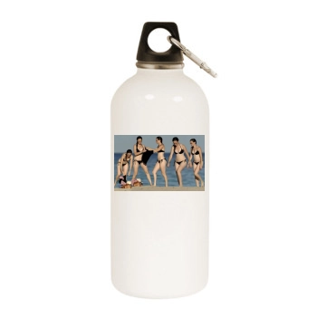 Alexis Bledel White Water Bottle With Carabiner