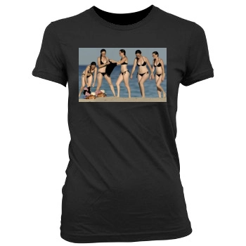 Alexis Bledel Women's Junior Cut Crewneck T-Shirt