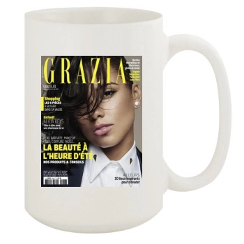 Alicia Keys 15oz White Mug