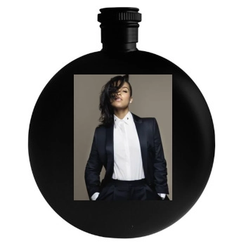 Alicia Keys Round Flask