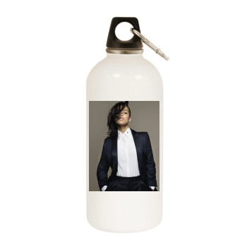 Alicia Keys White Water Bottle With Carabiner