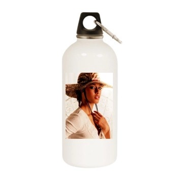 Alicia Keys White Water Bottle With Carabiner