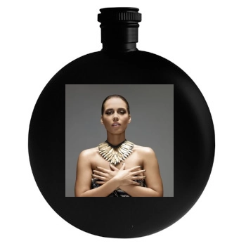 Alicia Keys Round Flask