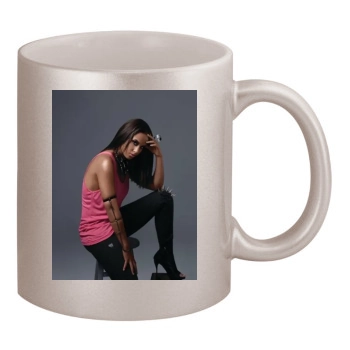 Alicia Keys 11oz Metallic Silver Mug