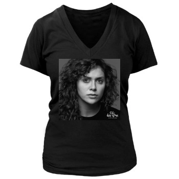 Alyson Stoner Women's Deep V-Neck TShirt