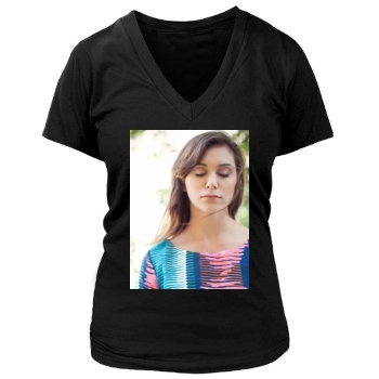 Alyson Stoner Women's Deep V-Neck TShirt