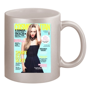 Amanda Seyfried 11oz Metallic Silver Mug