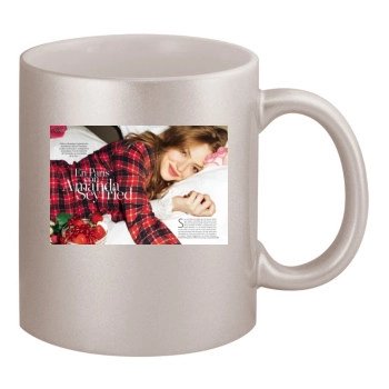 Amanda Seyfried 11oz Metallic Silver Mug