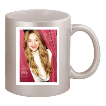 Amanda Seyfried 11oz Metallic Silver Mug