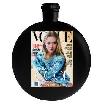 Amanda Seyfried Round Flask