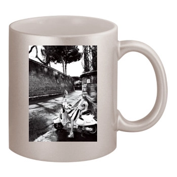 Amanda Seyfried 11oz Metallic Silver Mug