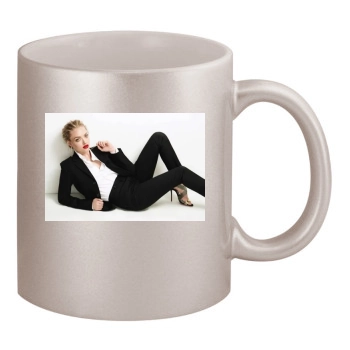 Amanda Seyfried 11oz Metallic Silver Mug