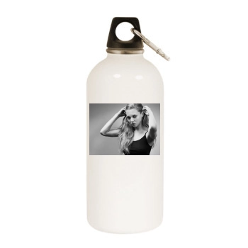 Amanda Seyfried White Water Bottle With Carabiner