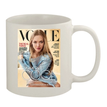 Amanda Seyfried 11oz White Mug