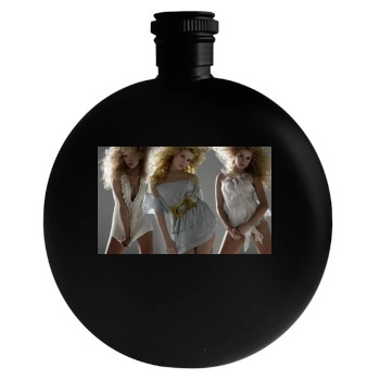 Amber Heard Round Flask