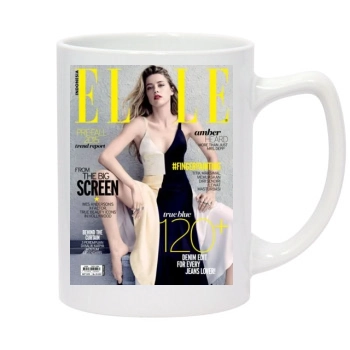 Amber Heard 14oz White Statesman Mug