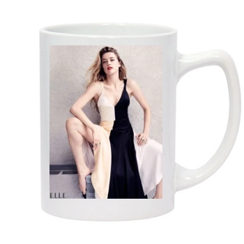 Amber Heard 14oz White Statesman Mug