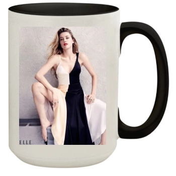 Amber Heard 15oz Colored Inner & Handle Mug