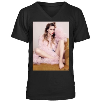 Amber Heard Men's V-Neck T-Shirt