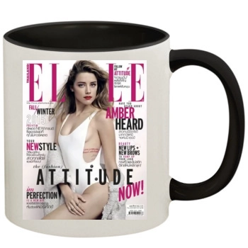 Amber Heard 11oz Colored Inner & Handle Mug