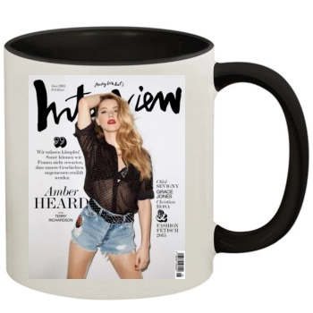 Amber Heard 11oz Colored Inner & Handle Mug