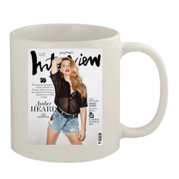 Amber Heard 11oz White Mug