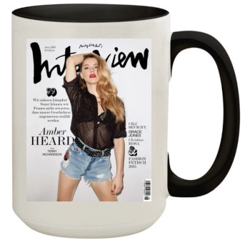 Amber Heard 15oz Colored Inner & Handle Mug