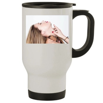 Amber Heard Stainless Steel Travel Mug