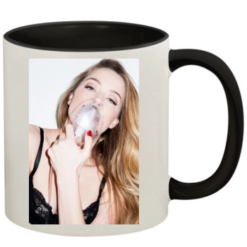 Amber Heard 11oz Colored Inner & Handle Mug