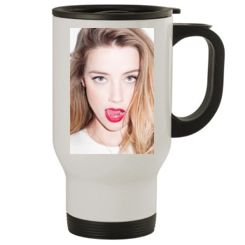 Amber Heard Stainless Steel Travel Mug