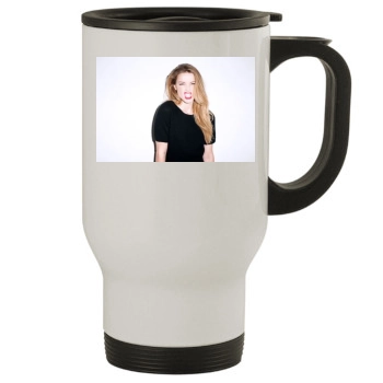 Amber Heard Stainless Steel Travel Mug