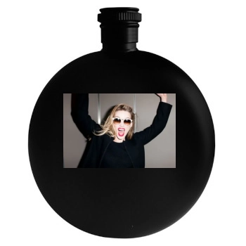 Amber Heard Round Flask