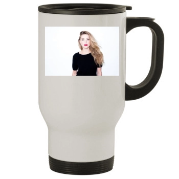 Amber Heard Stainless Steel Travel Mug