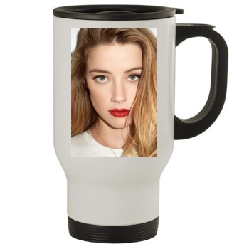 Amber Heard Stainless Steel Travel Mug