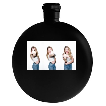 Amber Heard Round Flask