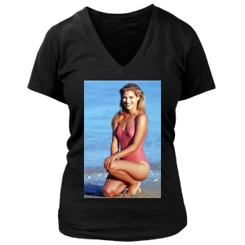 Ali Larter Women's Deep V-Neck TShirt