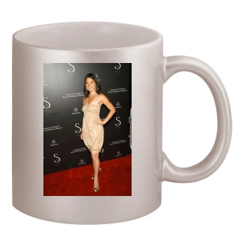 Olivia Munn 11oz Metallic Silver Mug