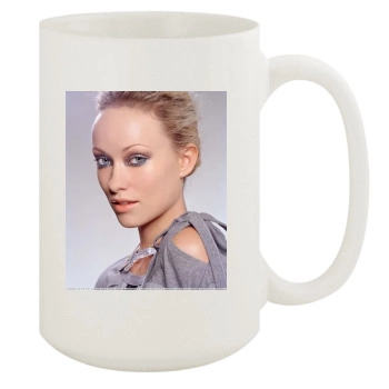 Olivia Wilde 15oz White Mug