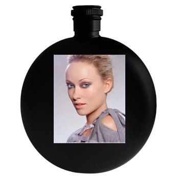 Olivia Wilde Round Flask