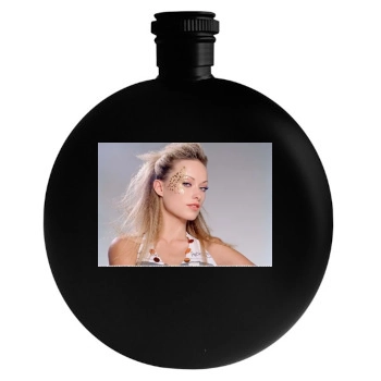 Olivia Wilde Round Flask