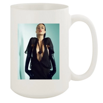 Olivia Wilde 15oz White Mug